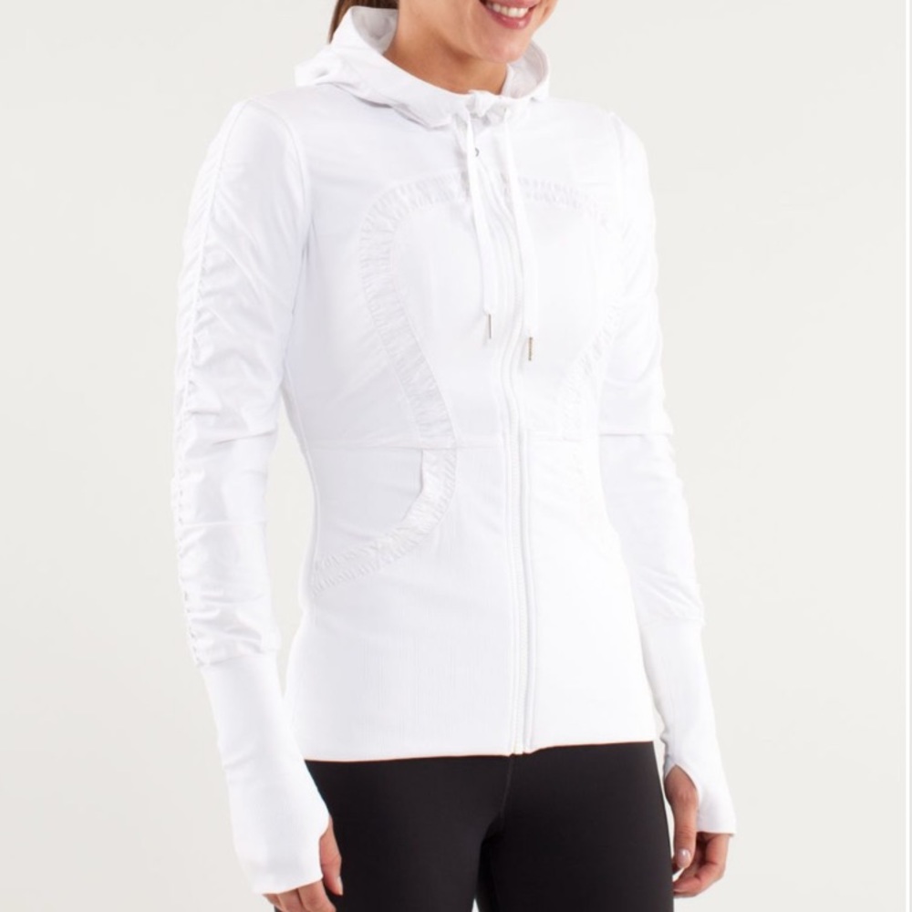 Lululemon Reversible White Dance Studio Jacket Gem